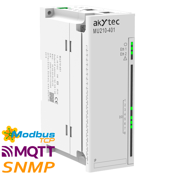 I/O modul MU210-401 - 8 reléových DO, výrobce akYtec, dodavatel RIA control